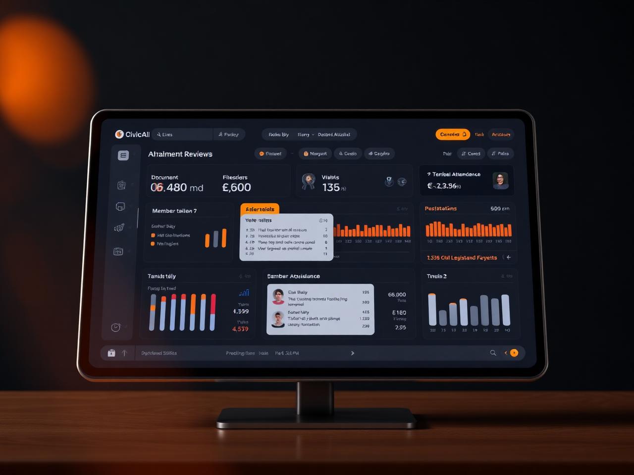 CivicAI legislative platform dashboard preview